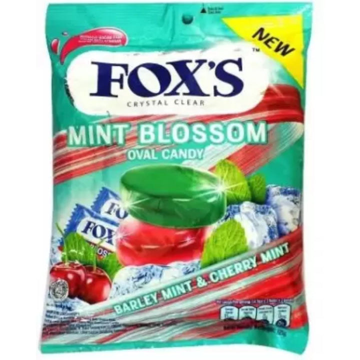 Fox's Crystal Clear Mint Blossom Oval Candy, 125g