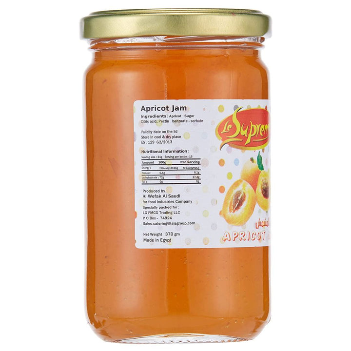 Le Supreme Fruit Jam Apricot, 370g