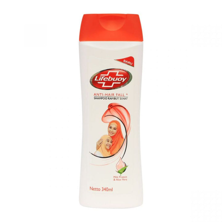 Lifebuoy Milk Protein & Aloe Vera Anti-Hair Fall Shampoo, 340ml