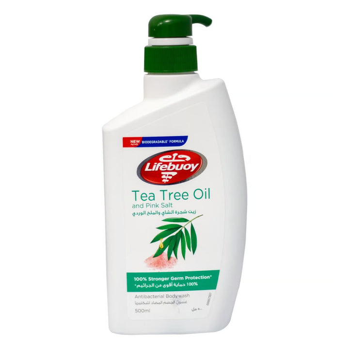 Lifebuoy Tea Tree Oil Body Wash, 500ml