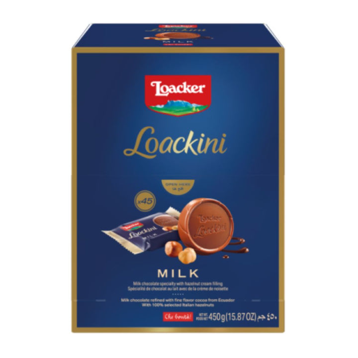 Loacker Loackini Milk Chocolate, 450g