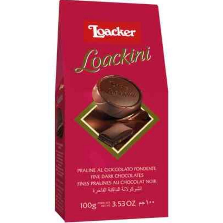 Loacker Loackini Dark Chocolates, 100g