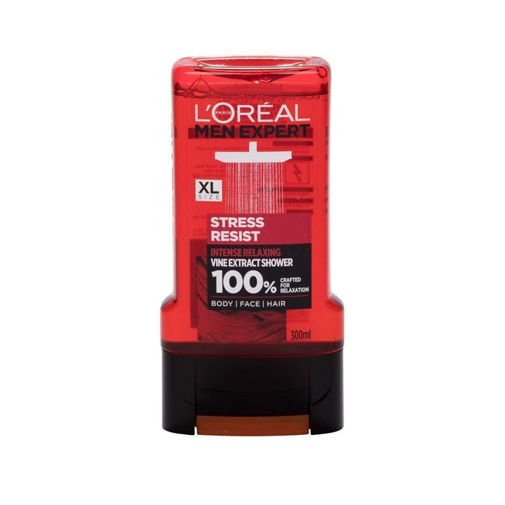 Loreal Men Shower Gel Stress Resist, 300ml