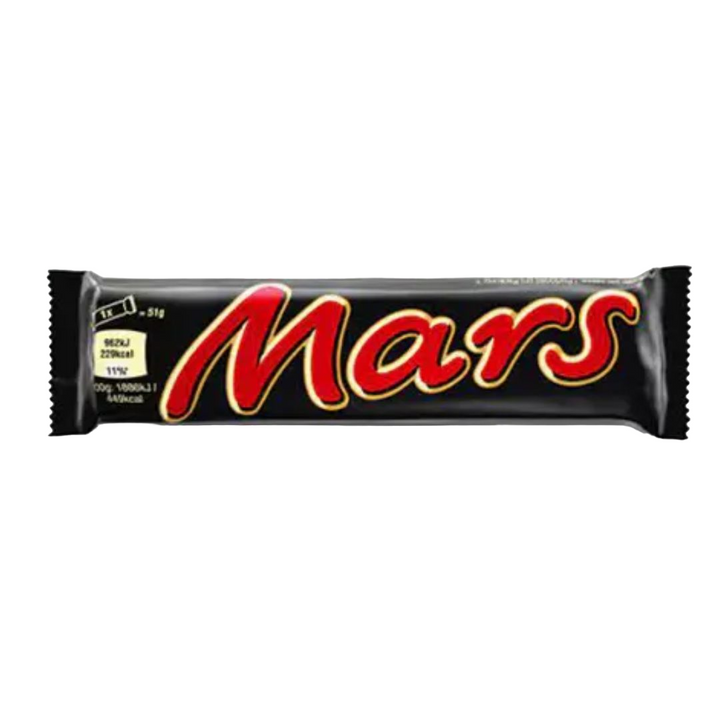 Mars Classic Single Chocolate Bar, 51g