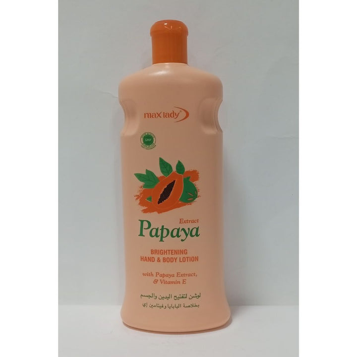 Max Lady Papaya Hand & Body Lotion, 600ml