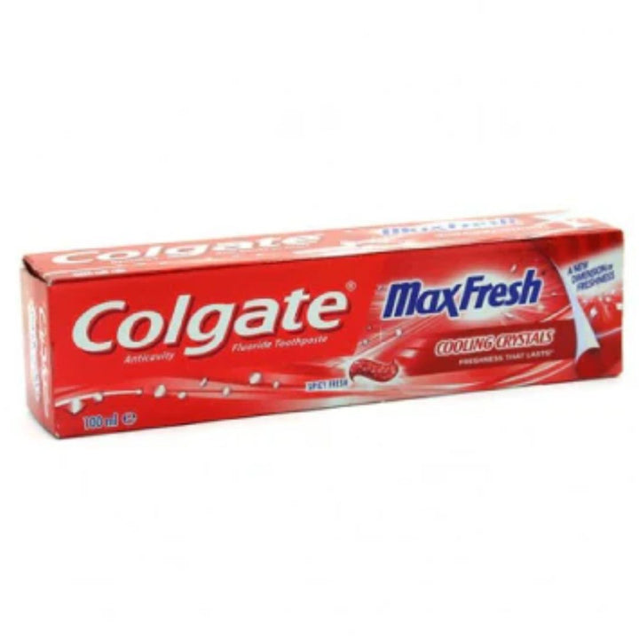 Colgate MaxFresh Cooling Crystals Toothpaste-Spicy Fresh multicolor, 100ml