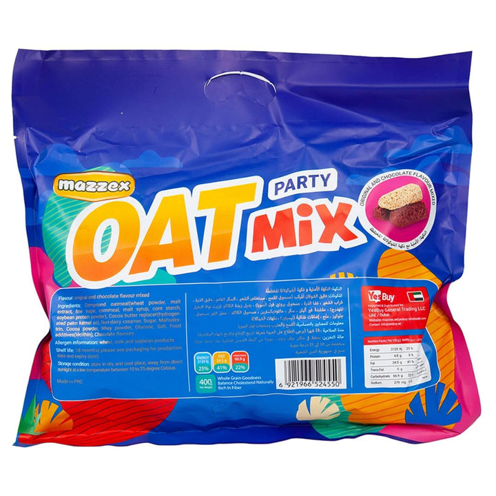 Mazzex Oat Party Mix Chocolate, 400g