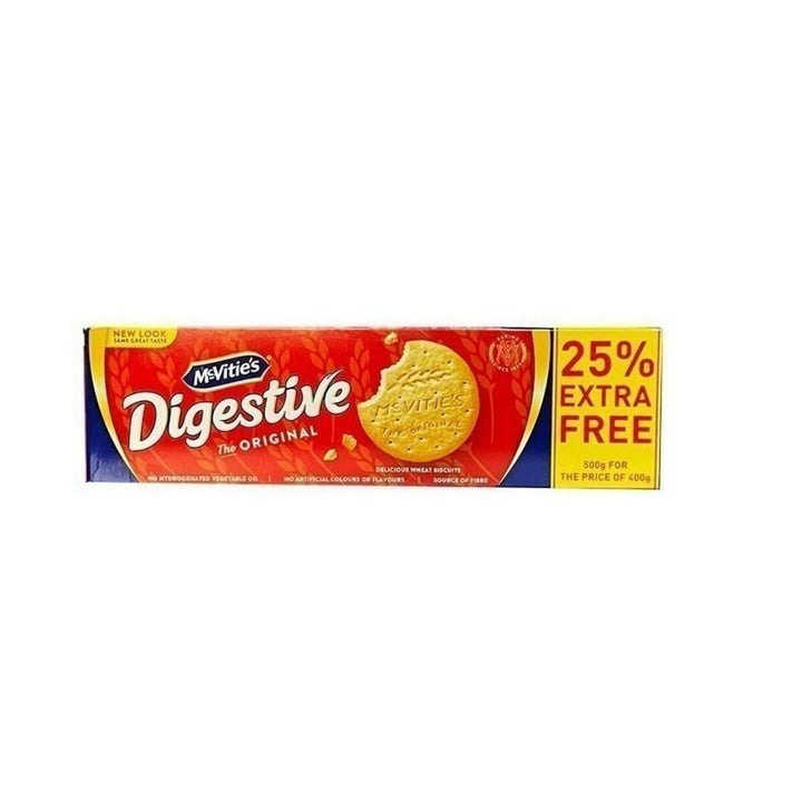 McVities Digestive Biscuits With 25% Extra, 500g