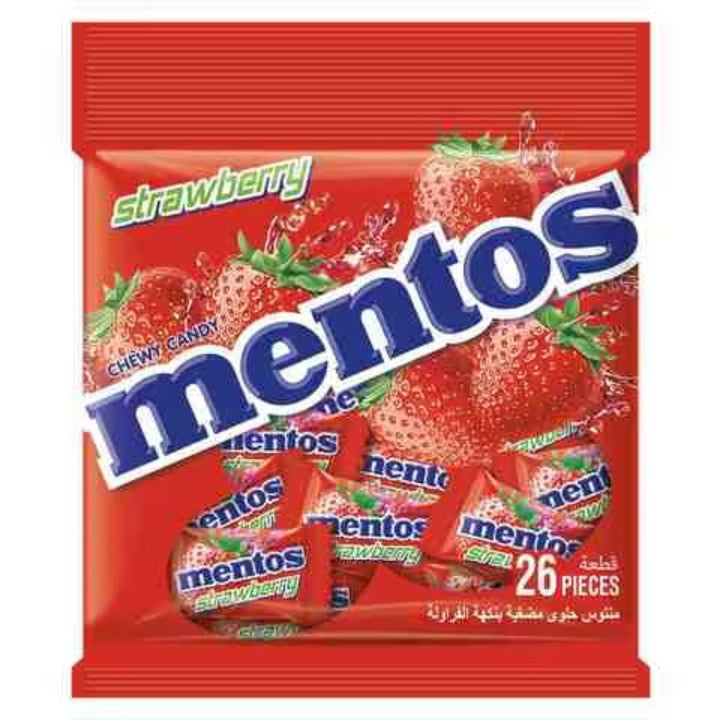 Mentos Strawberry 26pcs, 70.2g