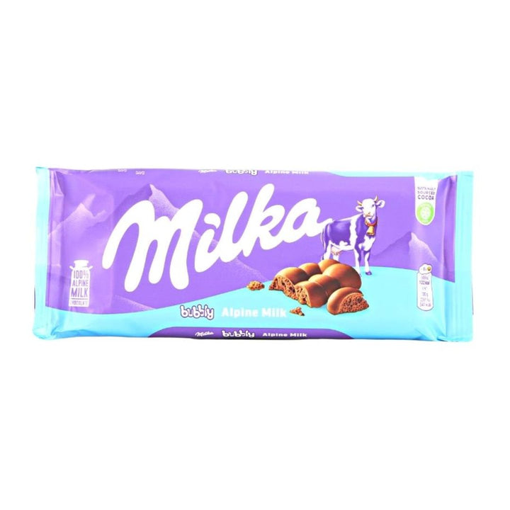 Milka Bubbly Alpine Milk Chocolate, 93g