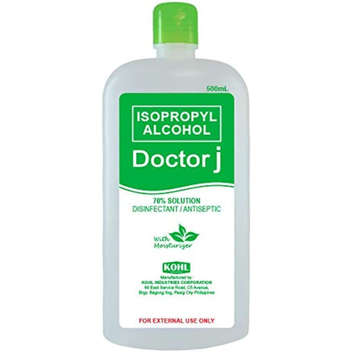 Doctor j Isopropyl Alcohol 70% Disinfectant, 500ml