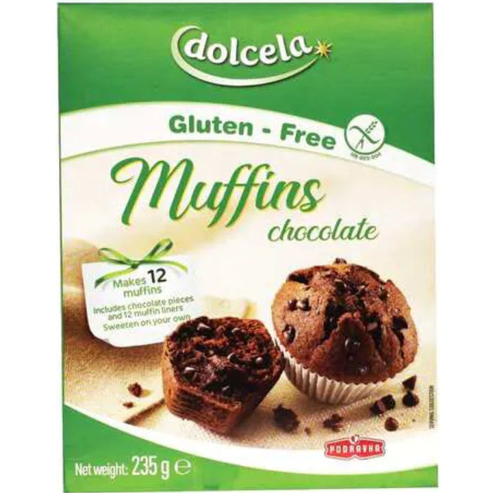 Dolcela Gluten Free Chocolate Muffins, 235g