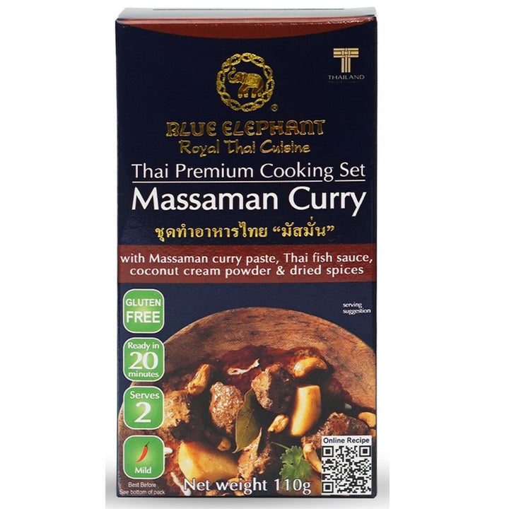 Blue Elephant Thai Premium Cooking Set Massaman Curry, 110g