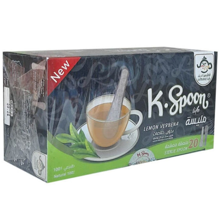 K.Spoon Lemon Verbena 20 Tea Bags, 100g