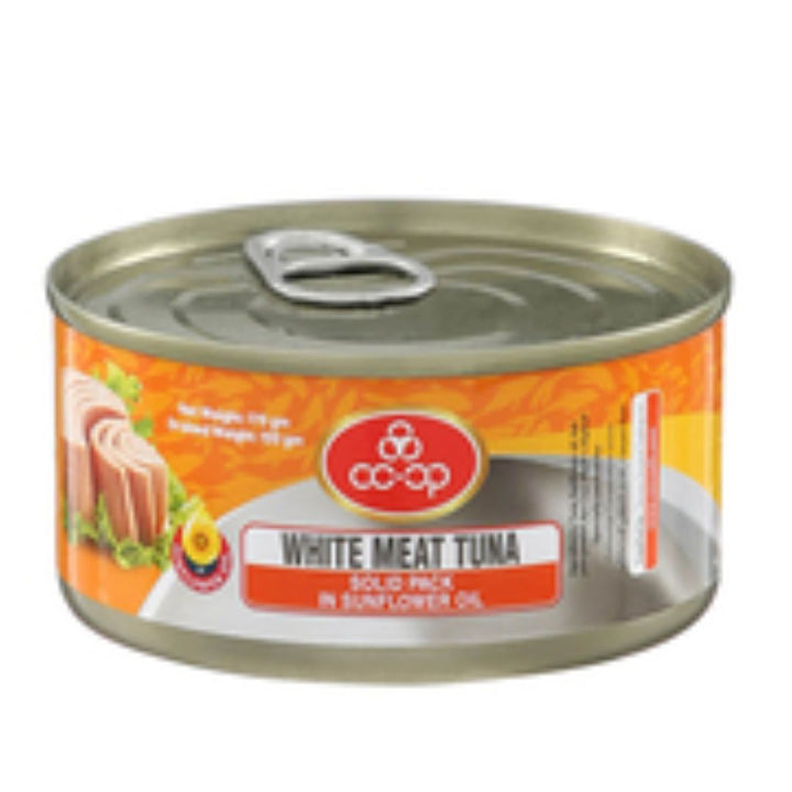 CO-OP White Meat Tuna in Sunflower Oil, 170g