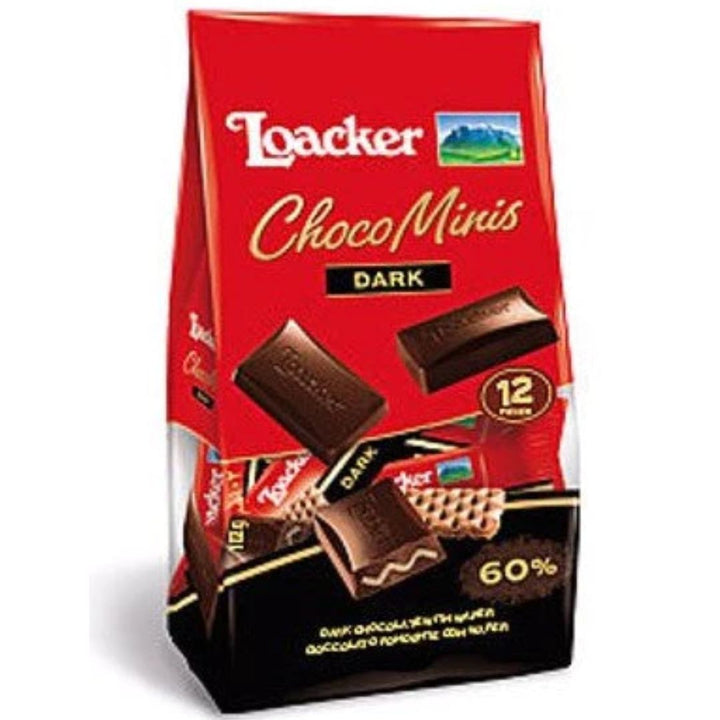 Loacker Choco Minis Classic Dark, 102g