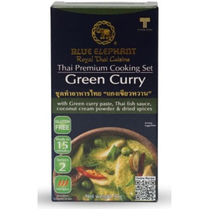 Blue Elephant Thai Cooking Set Green Curry, 95g