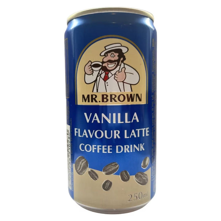 Mr Brown Vanilla Flavour Latte Coffee Drink, 250ml