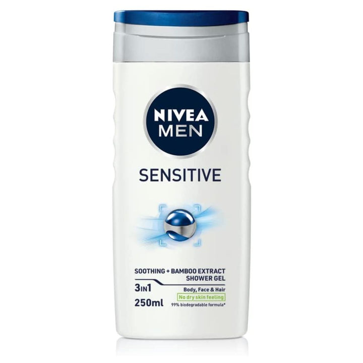 NIVEA MEN Sensitive Shower Gel, 250ml