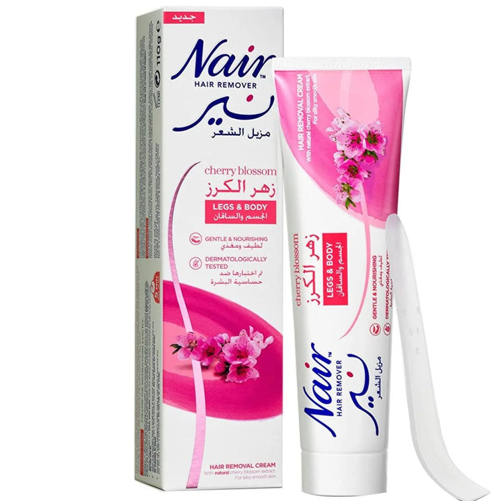 Nair Hair Remover Cream Leg & Body Cherry Blossom, 110g