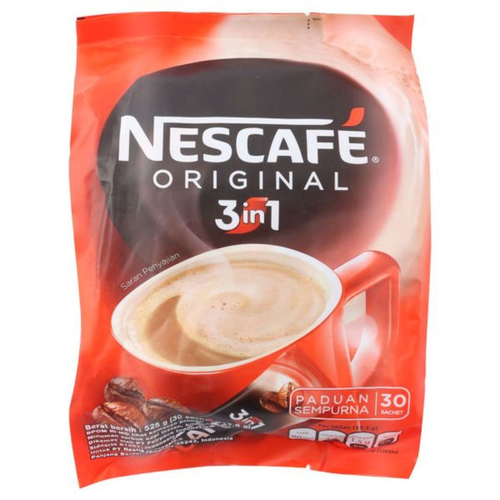 Nescafe Original 3 in1 Instant Coffee 30 Sachet, 525g