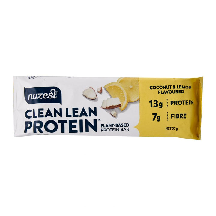 Nuzest Clean Lean Coconut And Lemon Protein Bars, 55g