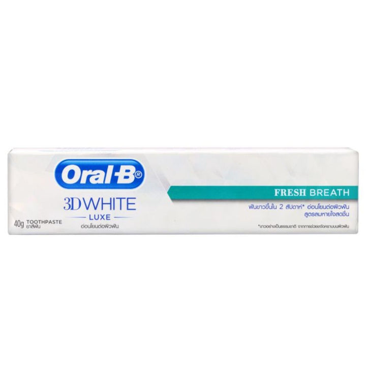 Oral-B 3D White Fresh Breath Toothpaste, 2x40ml