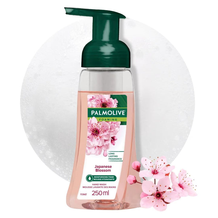 Palmolive Foam Pump Liquid Hand Soap Japanese Cherry Blossom, 250ml