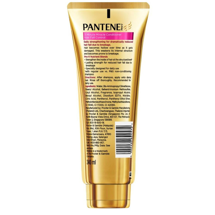 Pantene Pro-V 3 Minute Miracle Hair Fall Control Conditioner, 70ml