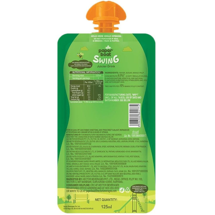 Paper Boat Swing Slurpy Mango, 150ml