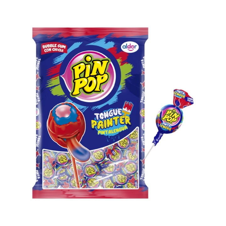 Pin Pop Tongue Painter Lollipop, 816g