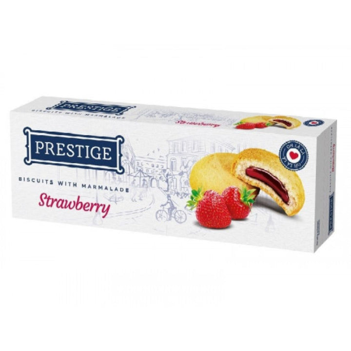 Prestige Biscuits With Marmalade Strawberry, 136g