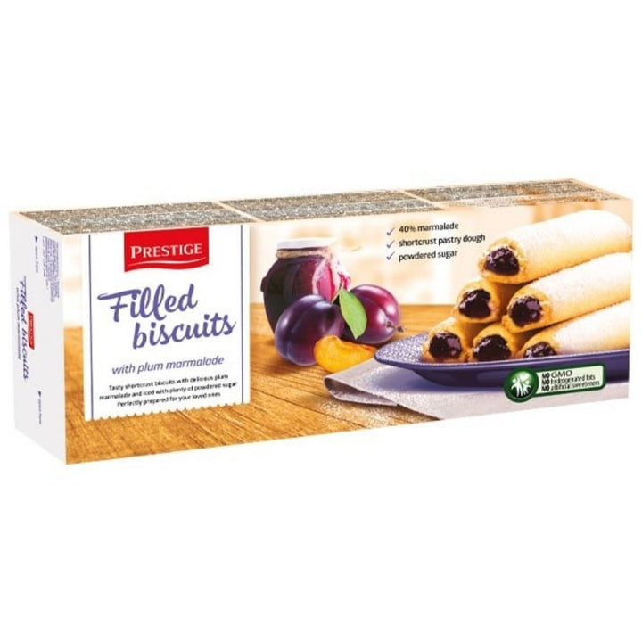 Prestige Filled Biscuits With Plum Marmalade, 134g