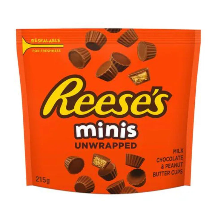 Reese's Mini, Unwrapped Peanut Butter Cup, 215gm