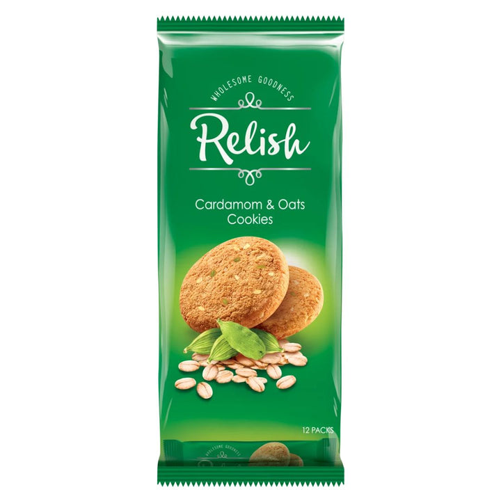 Relish Cardamom & Oats Cookies, 12x42g