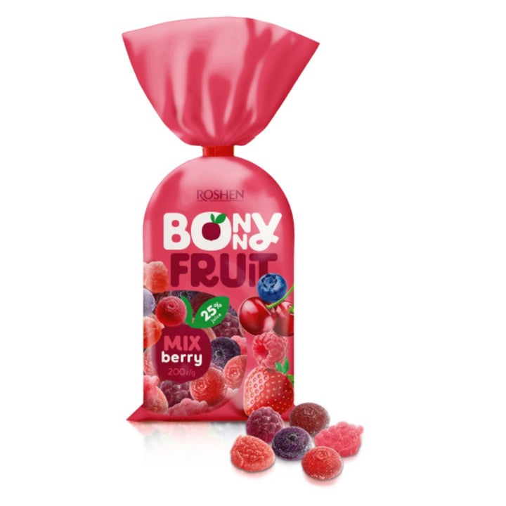 Roshen Bonny Fruit, Berry Mix, 200g