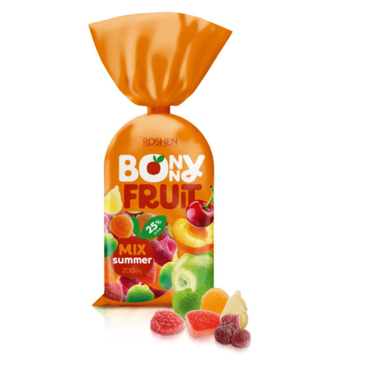 Roshen Bonny Fruit Summer Mix Jellies Candy, 200g