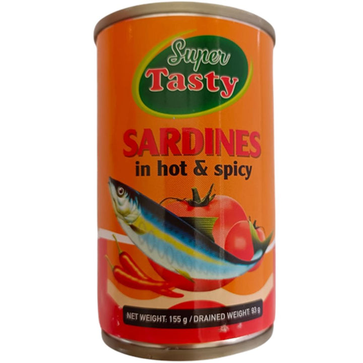 Super Tasty Sardines in Hot & Spicy, 155g x3