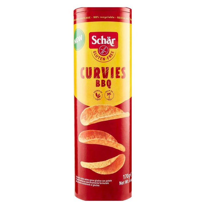 Dr. Schar Gluten Free Curvies BBQ Chips, 170g