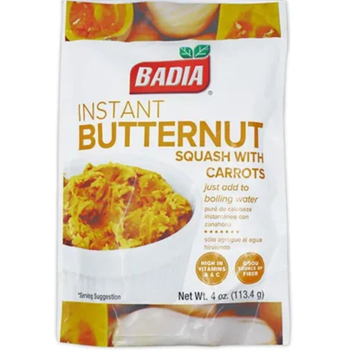 Badia Instant Butternut Squash With Carrots, 113.4g