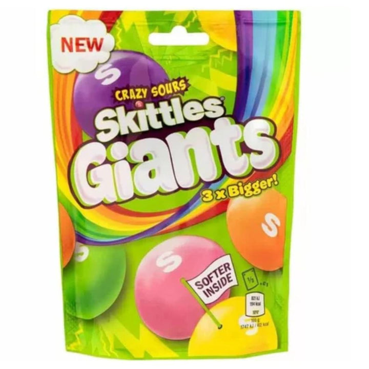 Skittles Crazy Sour Giants, 132g