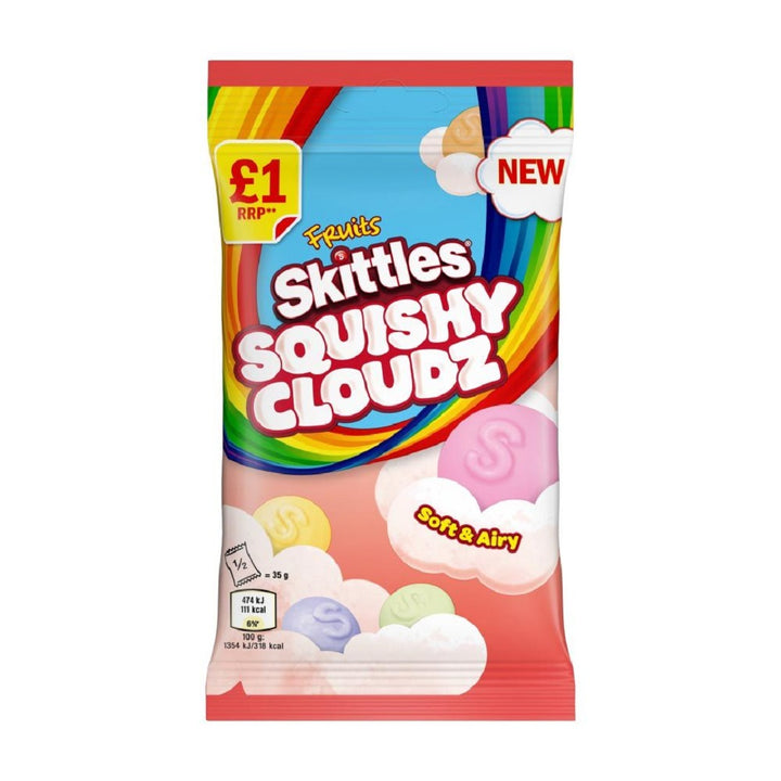 Skittles Squishy Cloudz Fruit, 70g