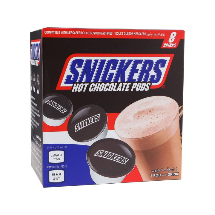 Snickers Hot Chocolate Pods, 120g