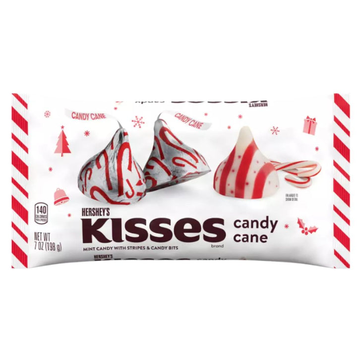 Hershey's Kisses Candy Cane with Stripes & Candy Bits, 198g