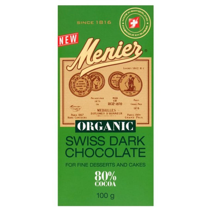 Menier Organic Cooking Chocolate, 100g