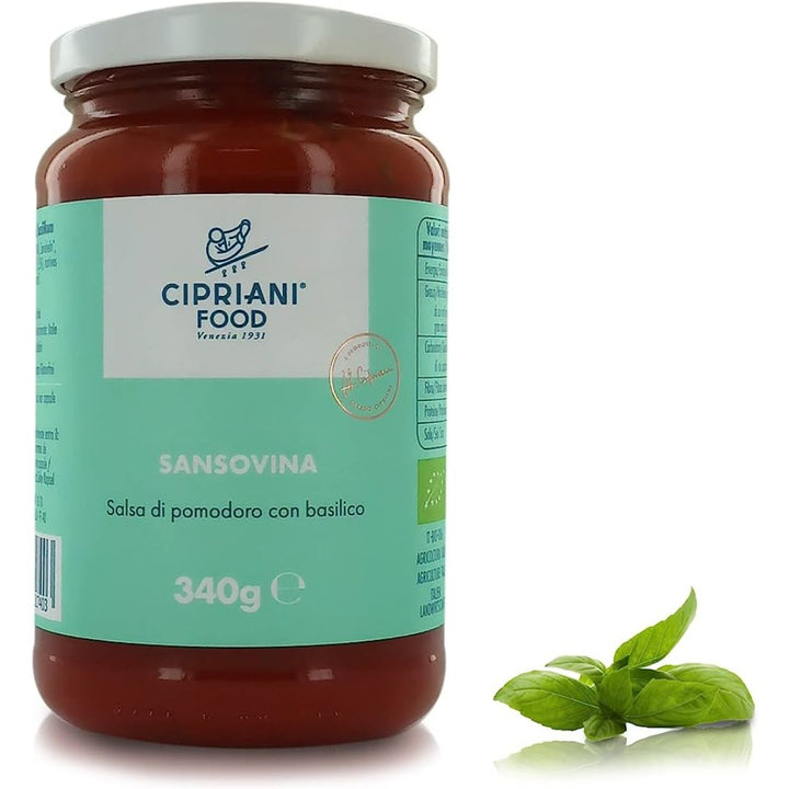 Cipriani Sansovina Tomato And Basil Sauce BIO, 340g