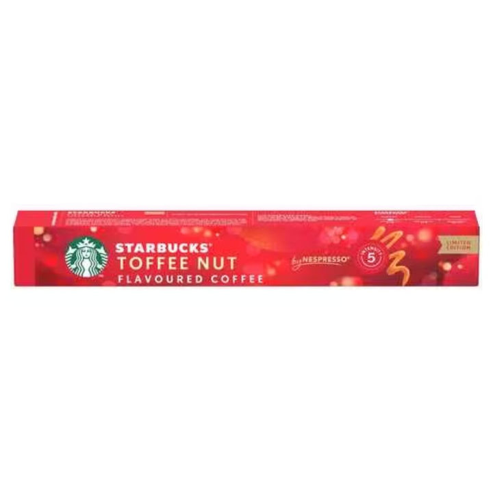 Starbucks Toffee Nut Flavoured Coffee by NESPRESSO, 51g