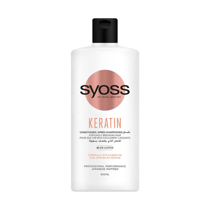 Syoss Keratin Intensive Repair Conditioner For Easily Breaking Hair 500ml