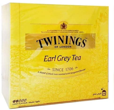 Twinings  Earl Grey Tea, 50sachetsx2