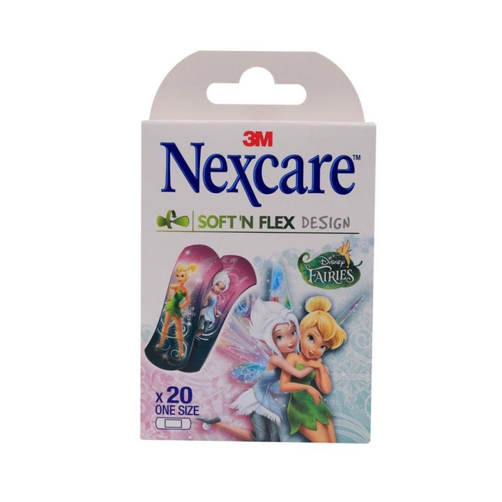 3M Nexcare Soft'n Flex Design Disney Fairies, 20pcs